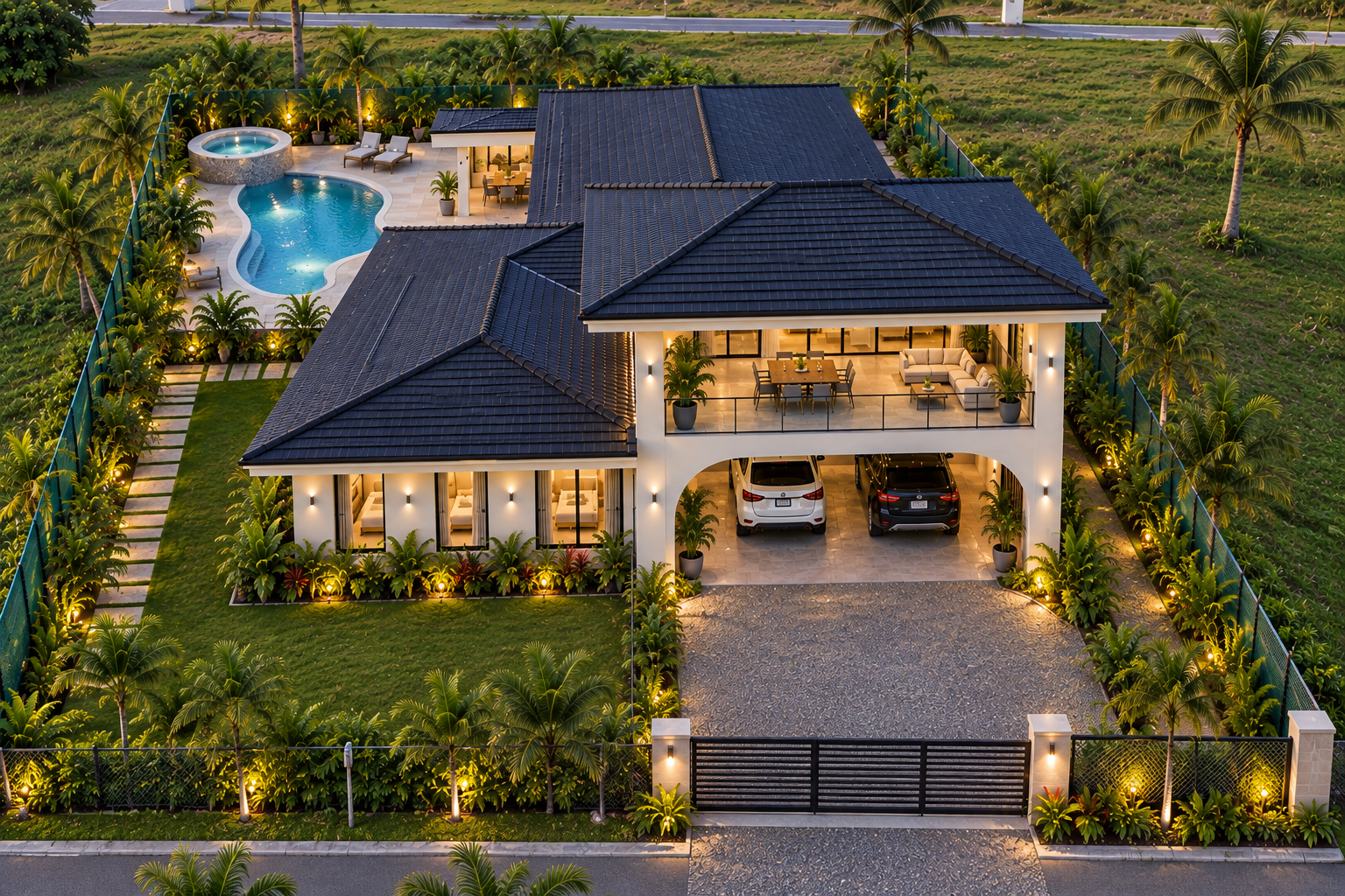 Architectural visualization of Villa Marina Lote 4